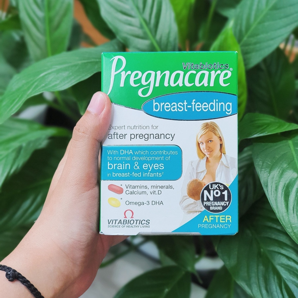 Vitamin tổng hợp cho mẹ sau sinh Pregnacare Breastfeeding Date 2024