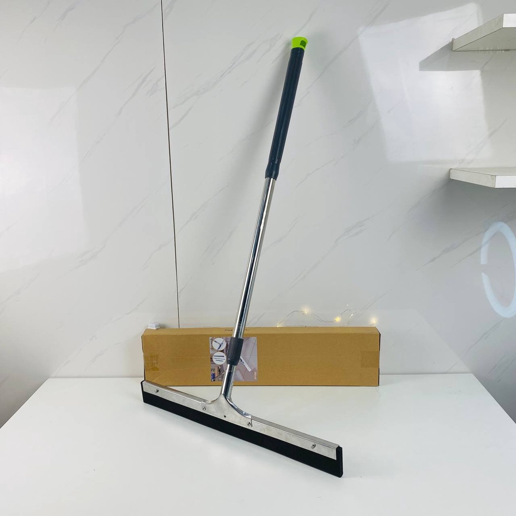 Cây chổi gạt đẩy nước sàn nhà Bản dầy cán Inox đa năng dùng trong gia đình