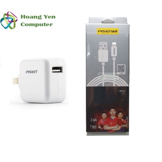 [Mã ELMS10 giảm 6% đơn 50K] (COMBO MỚI) Combo Cốc và Cáp Sạc 10W Pisen cho IPtablet táo-BH 12 Tháng-Hoàng Yến Computer