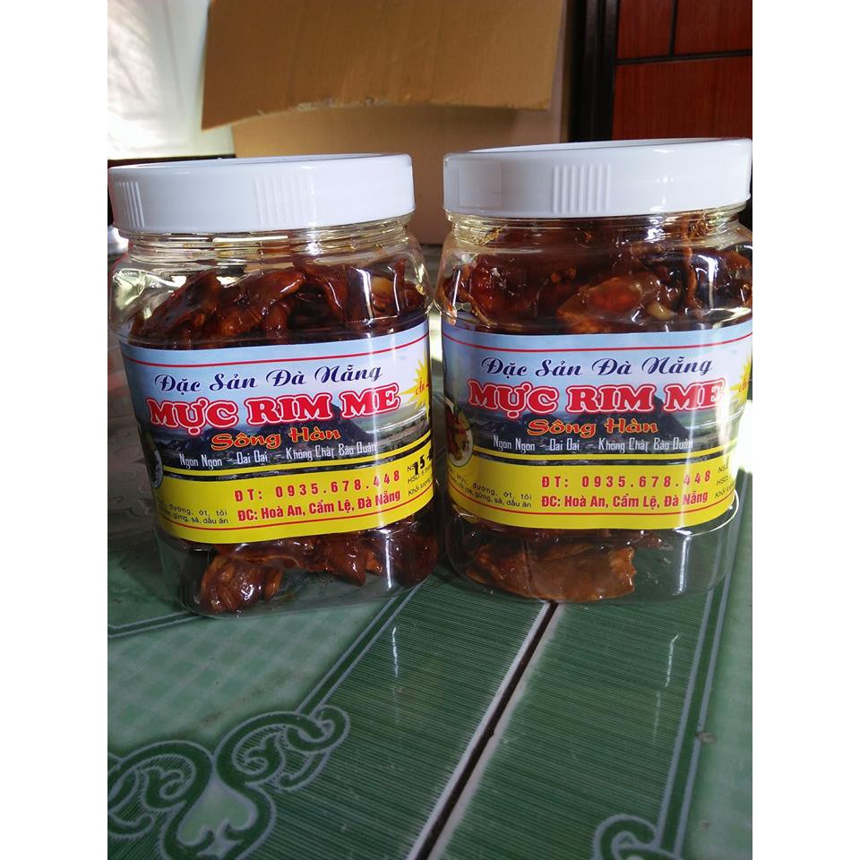 MỰC RIM ME ĐÀ NẴNG HŨ 500g