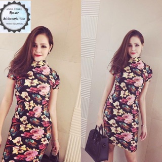 Váy body hoa váy body sang chảnh  Annastore