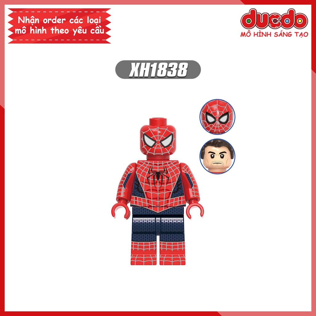 Minifigures nhân vật Spider Man người nhện không còn nhà - Đồ chơi Lắp ghép Xếp hình Mini Iron Man Mô hình XINH X0328