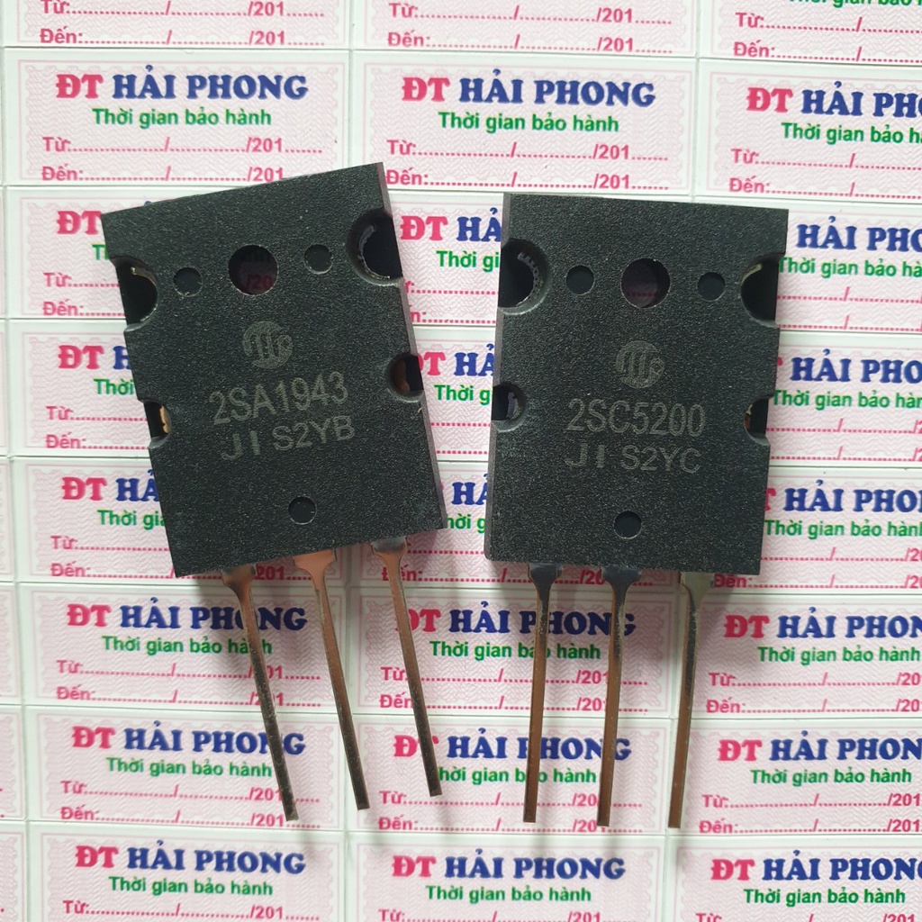 CẶP SÒ 2SA1943 2SC5200 HÀNG MỚI SINO 16A  250V 200W A1943 C5200 SINO
