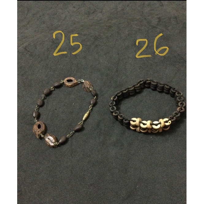 Vòng tay hạt gỗ, dừa