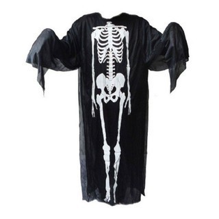 bộ hóa trang - mặt nạ áo ma hình xương halloween mã JKZ21 Ccho nam và nữ