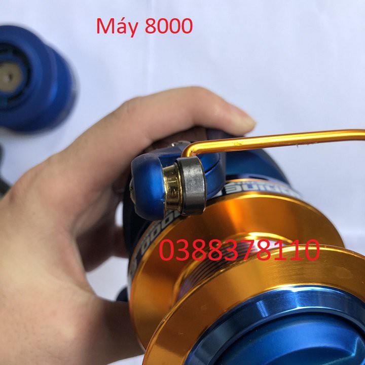 Máy Câu Cá ALC 8000 Tặng Kèm Cối Phụ Và Tay Quay - MD 14