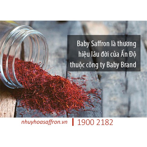 Nhụy hoa nghệ tây- baby saffron - Tốt nhất ấn độ - hộp 1g | BigBuy360 - bigbuy360.vn