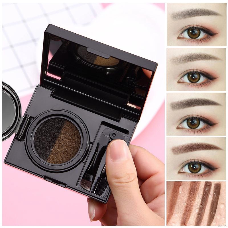 [Hàng mới về] Kem tô lông mày 2 màu dạng air cushion không thấm nước lên màu nhanh kem cọ tô | BigBuy360 - bigbuy360.vn