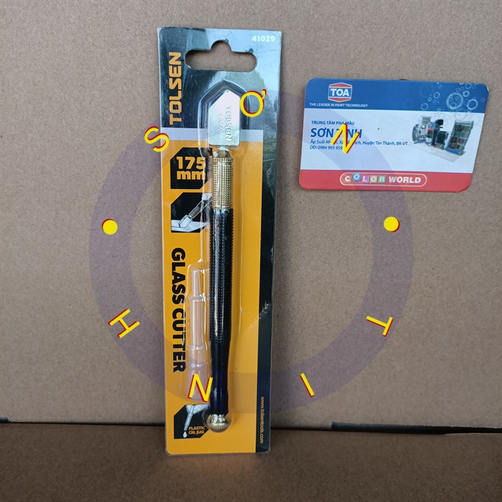 Dao cắt kính công nghiệp tolsen 41029 glass cutter (175mm)