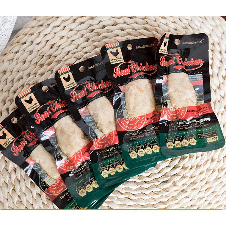 Ức Gà Hấp Real Chicken Ăn Liền 40gr