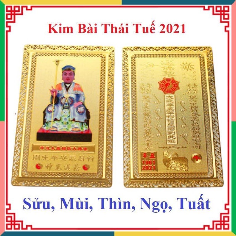 kim bài thái tuế đã được khai quang