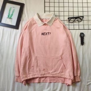 Áo sweater 2hand hiệu Hàn có cổ siêu xinh mới đẹp (kích thước dưới mô tả)