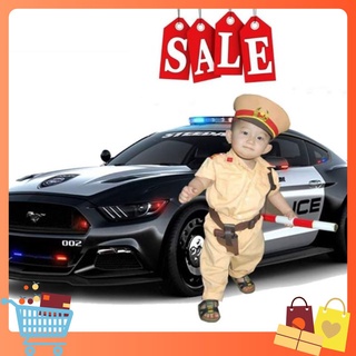 Quần áo cảnh sát giao thông cho bé trai