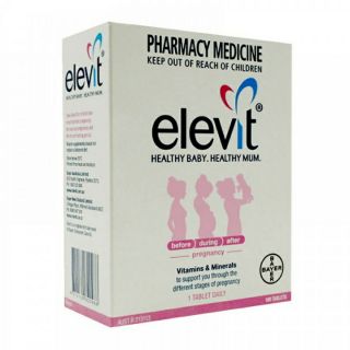Elevit hộp 100 viên.vitamin tổng hợp dành cho bà bầu