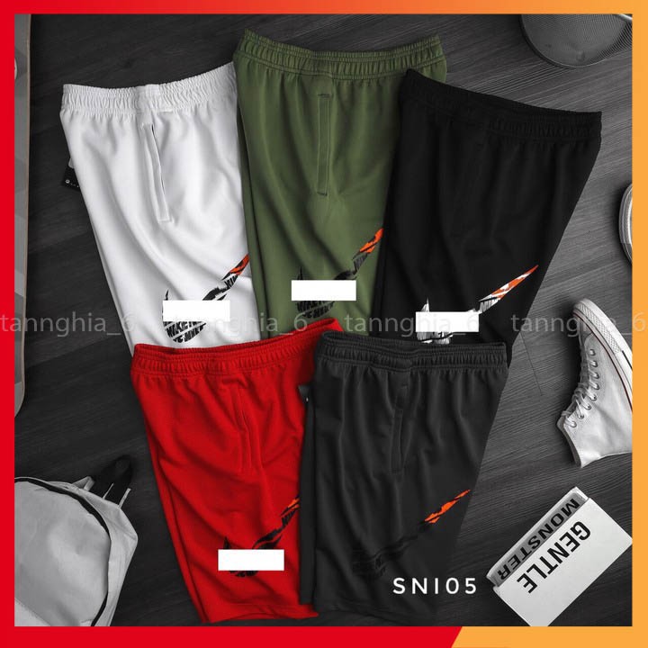 Quần đùi nam thun lửng short thể thao nam xuất khẩu SNI05