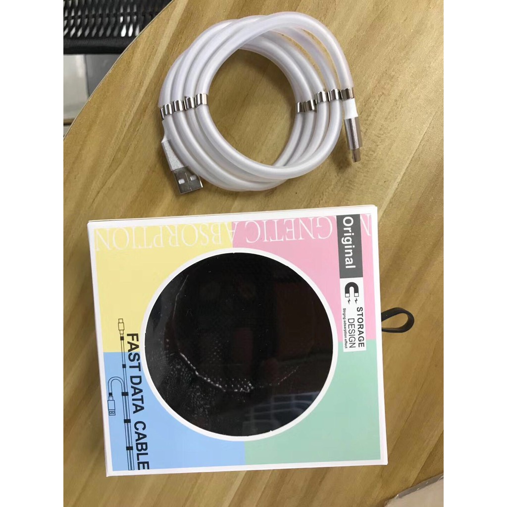 Cáp sạc hít nam châm huỳnh quang chống rối SuperCalla 1M