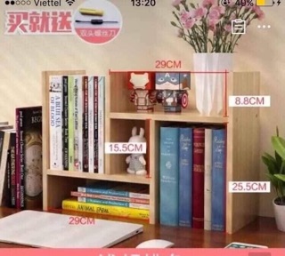 Kệ sách gỗ để bàn cực đẹp