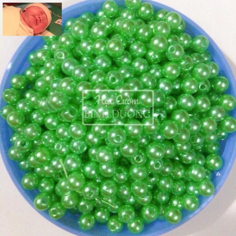 100g hạt trai nhựa trang trí oản,trang trí hoa,làm đồ hanmade siêu đẹp