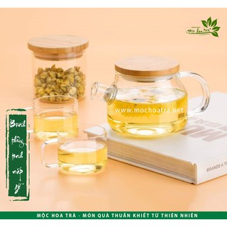BÌNH THỦY TINH 1000-1400ml - NẮP GỖ