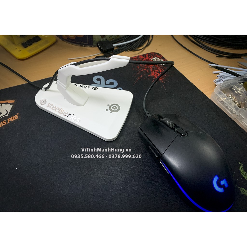 Đồ giữ dây chuột logo Steelseries - Mouse Bungee logo Steelseries.