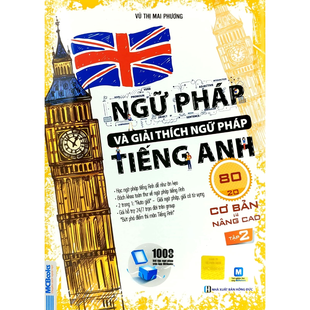 Sách - Ngữ Pháp Và Giải Thích Ngữ Pháp Tiếng Anh Cơ Bản Và Nâng Cao - Tập 2