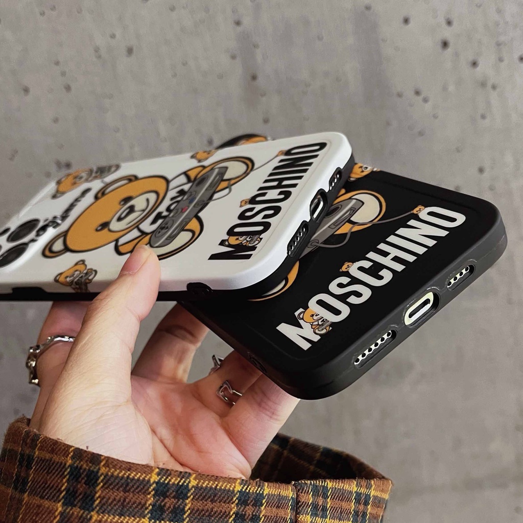 Ốp Điện Thoại Chống Sốc In Hình Gấu Dễ Thương Cho iPhone 14 13pro max 12pro 11promax