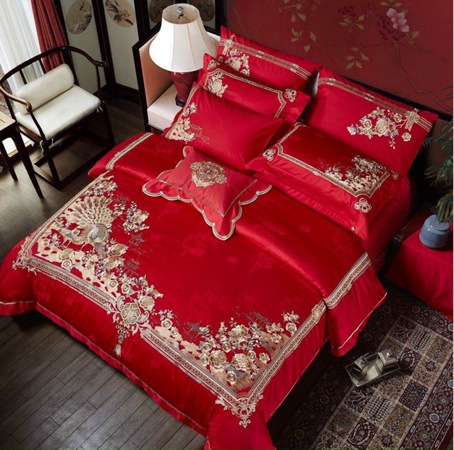 Chăn ga gấm lụa 10 món cao cấp