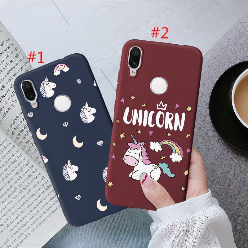 Xiaomi Mi A1 A2 Redmi 4X S2 5A Note 4 4X 5/5 Pro 5A/6A 6 7 Pro Unicorn Silicone Soft Matte Case