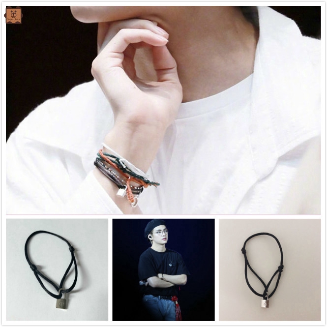 Vòng tay khóa nhỏ phong cách tinh tế Hàn Quốc