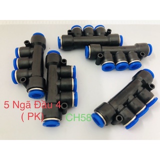 Nối ống hơi 5 ngã - chuyên khí nén