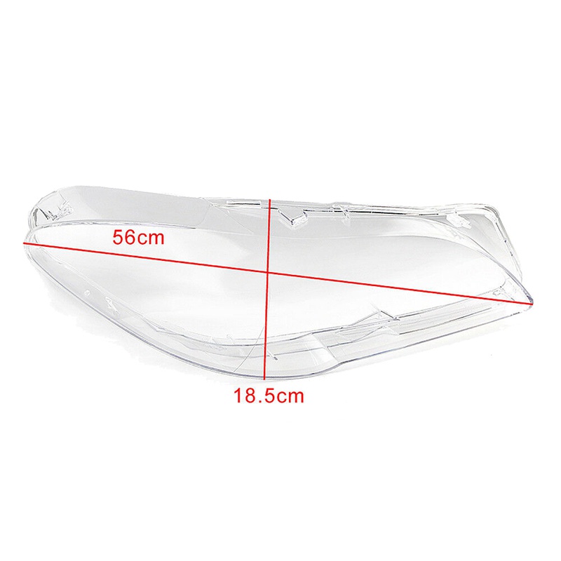 Trái phải cho BMW F10 F18 5 Dòng 528 535 550 2010-2016 Đèn pha ô tô Nắp đậy ống kính Đèn pha Chụp đèn Vỏ đèn tự động