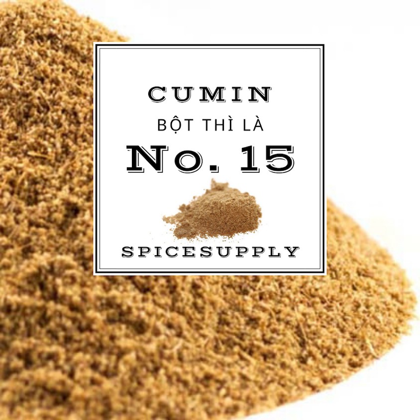 Cumin powder - bột Thì là Ấn Độ bột xirom Gia Vị healthy giảm cân meal plan fitness