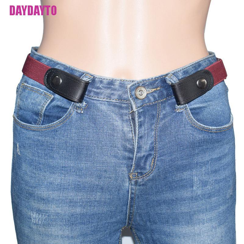 [DAYDAYTO] Thắt Lưng Co Giãn Vô Hình Không Có Khóa Cho Quần Jean No Bulge Hassle