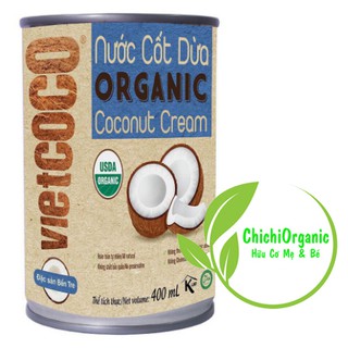 Nước cốt dừa Vietcoco Organic