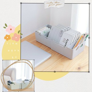 HỘP ĐỰNG ĐỒ VĂN PHÒNG PHẨM - Kệ đựng đồ - Tiệm Ngựa Gỗ