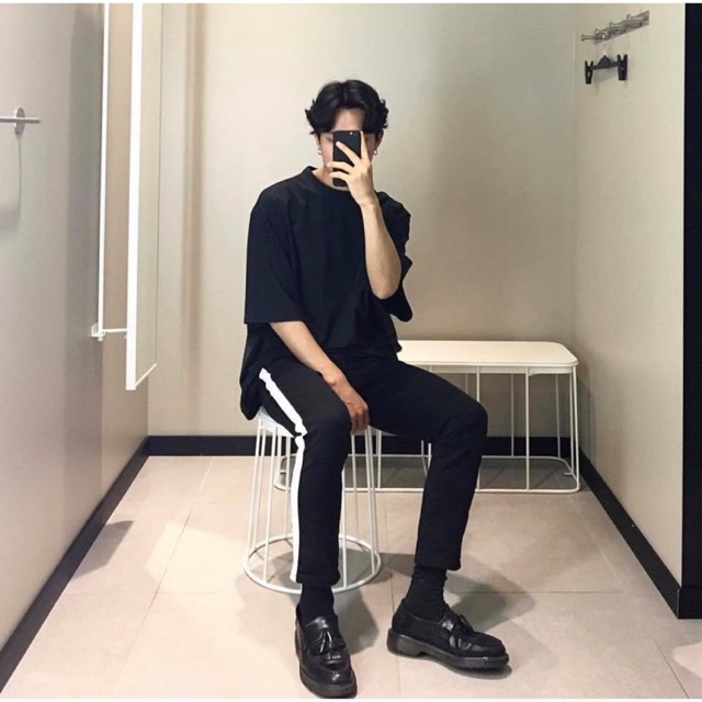 Combo áo oversize và quần 1 line