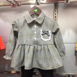 Set áo baby doll quần leging cho bé gái