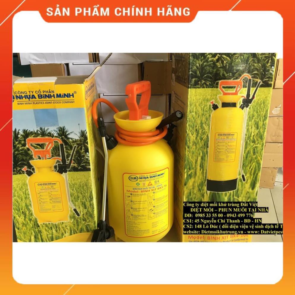Bình Xịt 5 Lít Bình Minh: Bình Dùng Tưới Cây, Phun Sương, Phun Thuốc Trừ Sâu, Phun Thuốc Muỗi, Mối