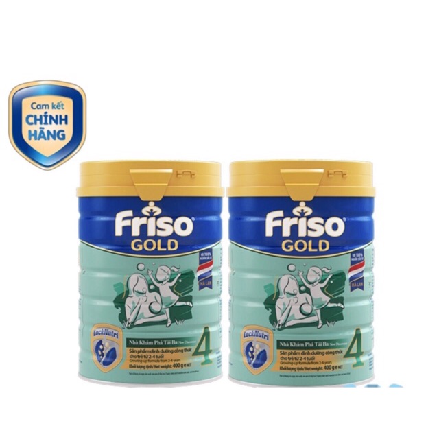 Combo 2lon Sữa Friso gold 4 900g