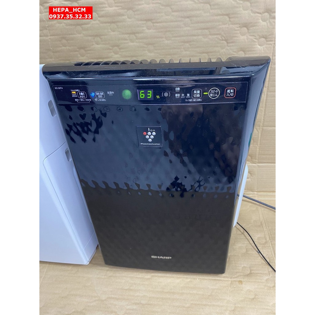 máy lọc kk kiêm bù ẩm SHARP 21m2 có màn hình hiển thị độ ẩm (kc-30t4)