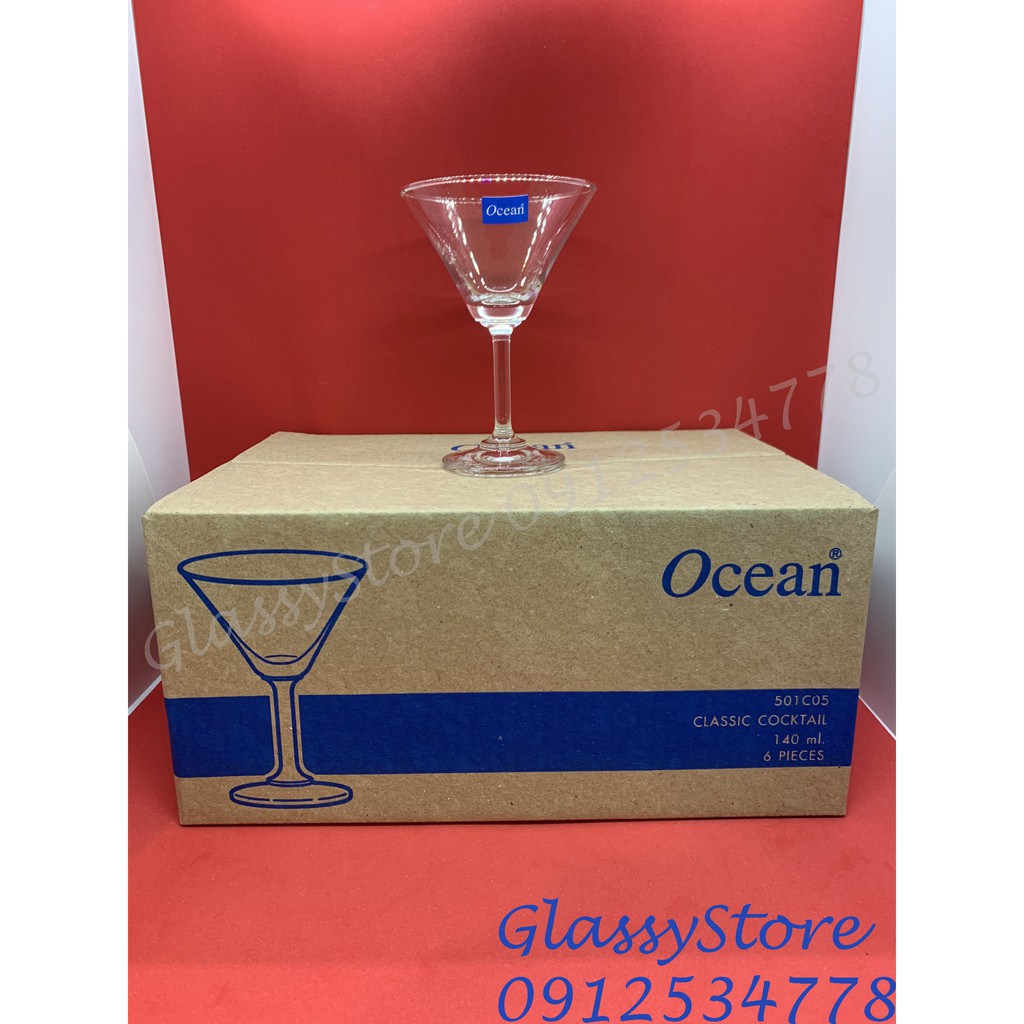 Ly (cốc) rượu thủy tinh Ocean Classic Cocktail - 95ml - 1501C03 / 140ml - 1501C05 (Hàng nhập khẩu Thái Lan chính hãng)