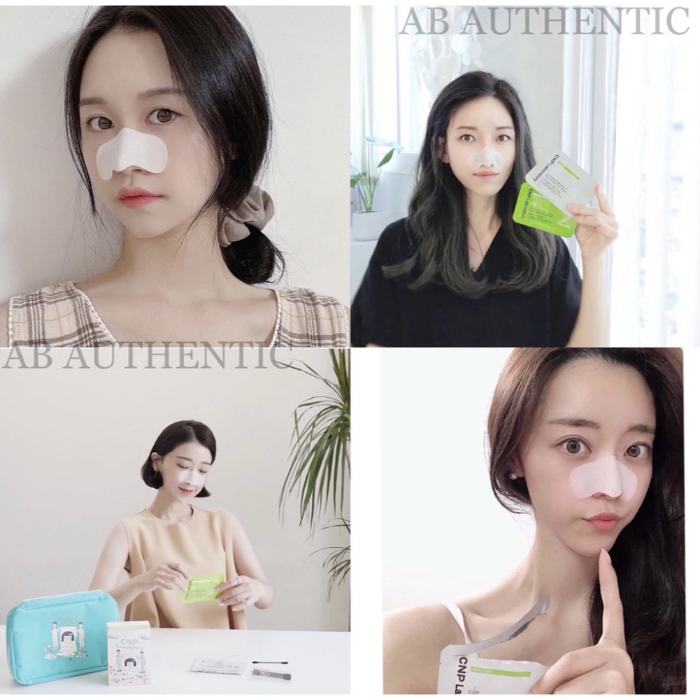 Set mặt nạ làm sạch mụn đầu đen, se khít lỗ chân lông CNP Laboratory Anti-Pore Black Head Clear Kit