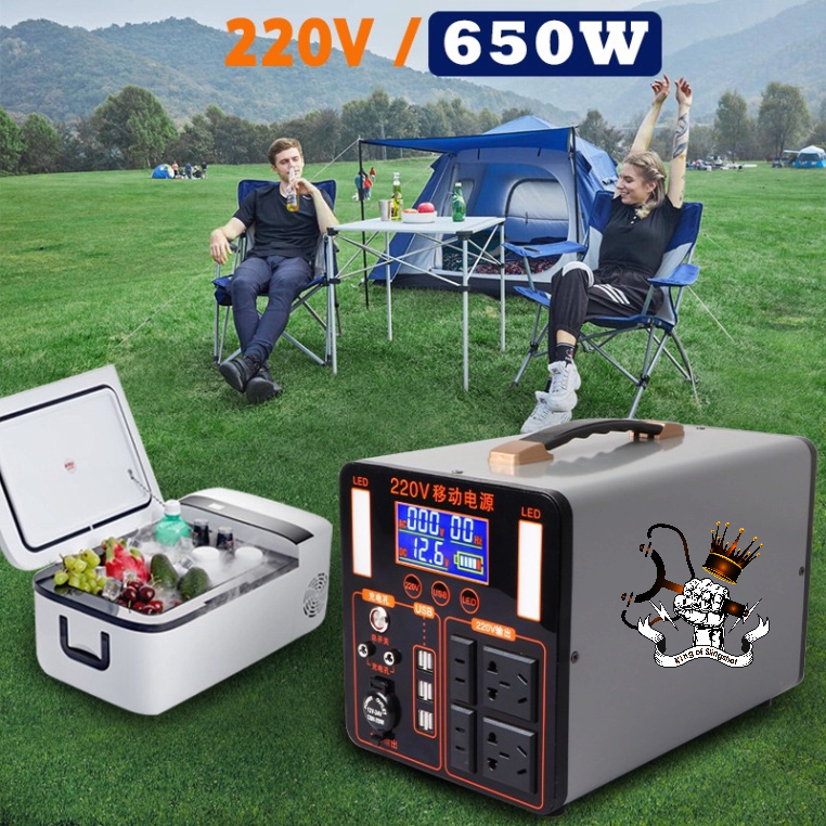 Trạm sạc dự phòng di động - nguồn điện di động du lịch dã ngoại 200.000-500.000 mAh sạc nhanh- nguồn ra 220V [DCP17]