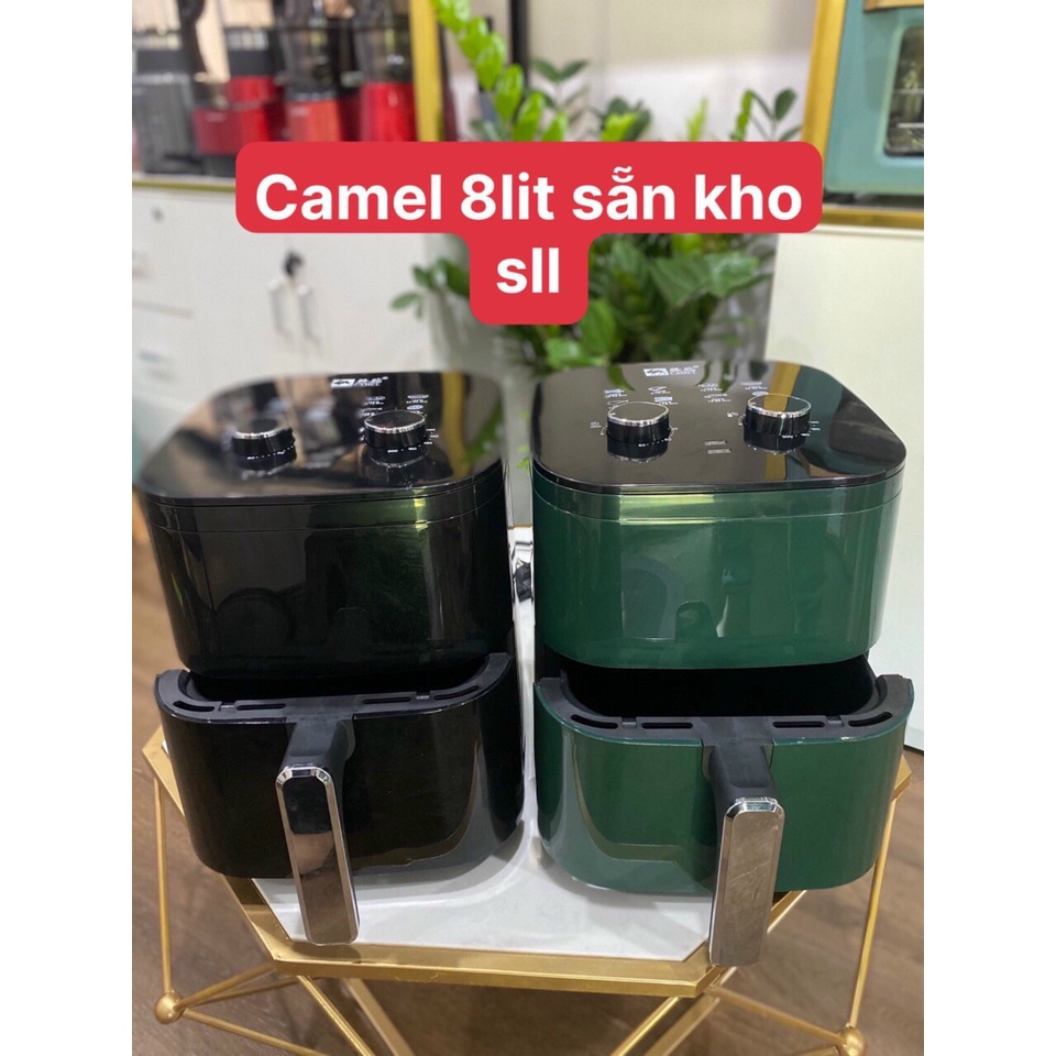 Nồi Chiên Không Dầu Camel 8L Chính Hãng Công ty, Bảo hành Lỗi 1 Đổi 1 Khi Nhận Hàng