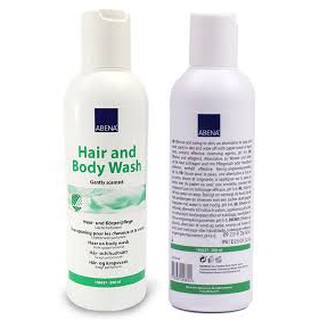 Sản phẩm dầu gội và sữa tắm không dùng nước abena 200ml