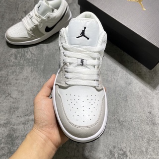 GIÀY JD1 LOW ASTROGABER XÁM TRẮNG DA  LỘN SC [ FREESHIP + BOX ]