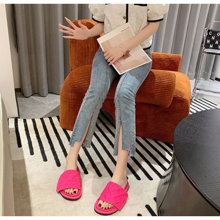 Dép nữ quai ngang thời trang sang chảnh đế cao 3cm - US783