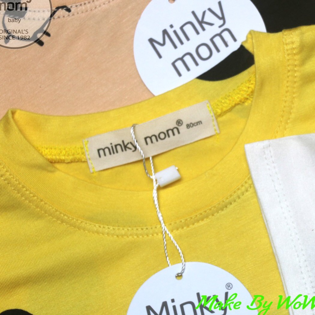 [LNN14] Bộ Cộc Tay Thun Lạnh MINKY MOM CÓ SIZE ĐẠI In Hình Toàn Thân Họa Tiết Bò Sữa, Mềm Mịn, Hàng Chuẩn Đẹp Cho Bé