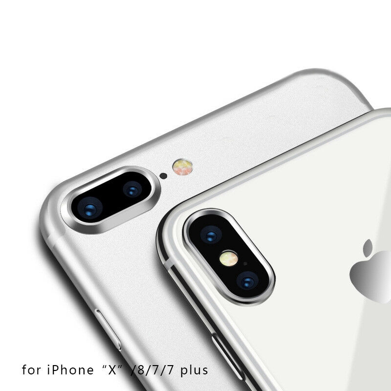 Vòng Kim Loại Bảo Vệ Ống Kính Máy Ảnh Sau Điện Thoại Iphone X 7 8 Plus