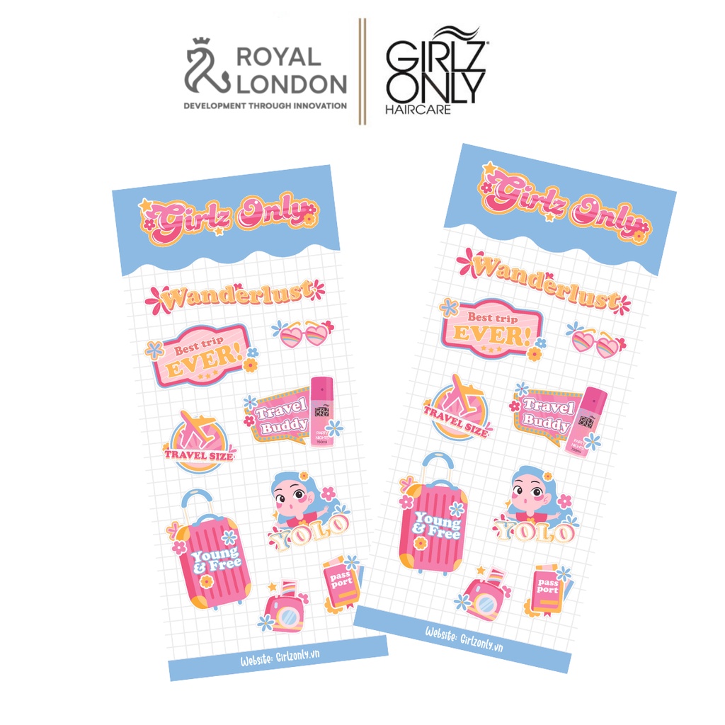 Sticker Girlz Only xinh xắn